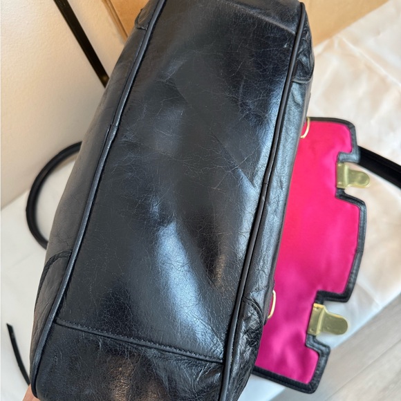 Coach Poppy Black Leather Handbag - Picture 11 of 12